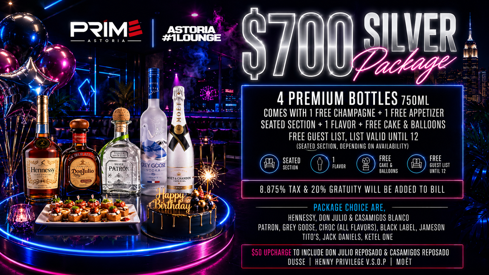 $700 Silver Package